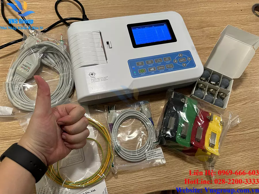 Máy Điện Tim 3 Cần Contec ECG300G