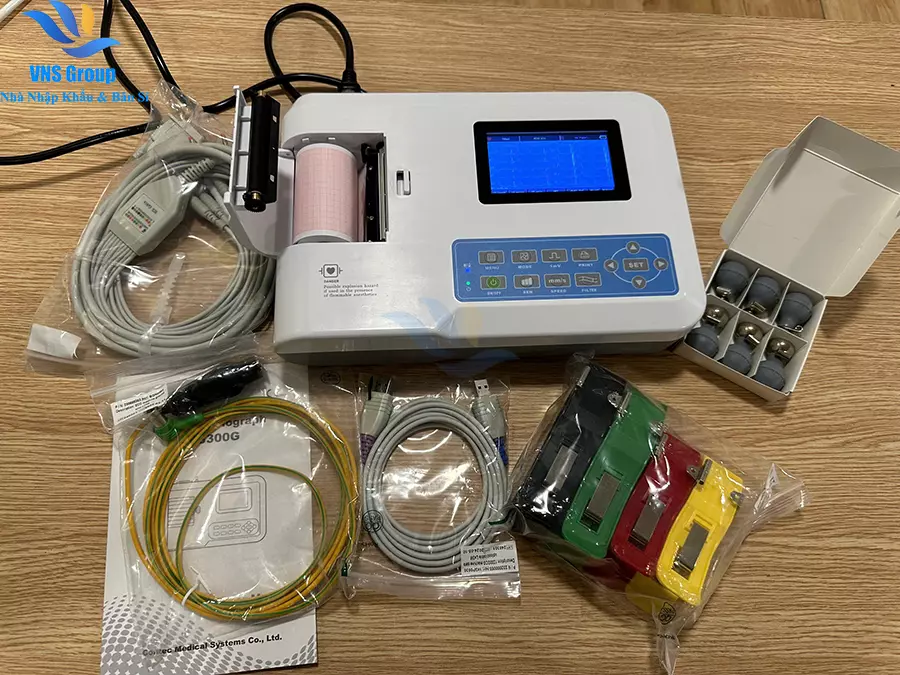 Thông Số Kỹ Thuật Của Máy Điện Tim 3 Cần Contec ECG300G