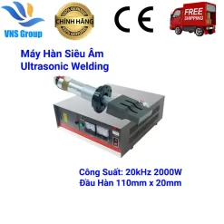 Máy Hàn Nhựa Siêu Âm 20Khz 2000W Horn 110mm x 20mm