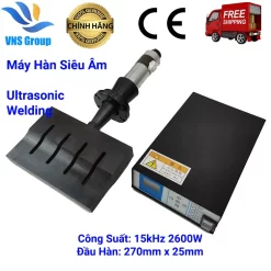 Trọn Bộ Máy Hàn Siêu Âm 15Khz 2600W Digital Full Đầu Hàn