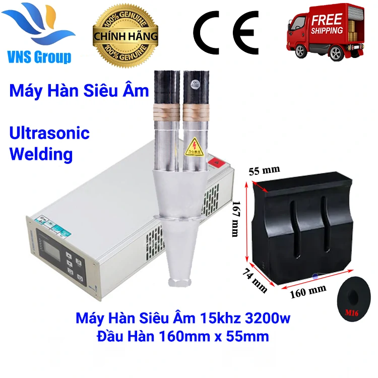 Bộ Máy Hàn Siêu Âm 15Khz 3200W PLC Digital