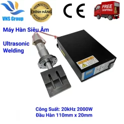 Trọn Bộ Máy Hàn Siêu Âm 20Khz 2000W Đầu Hàn Tùy Chỉnh