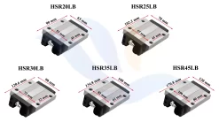 Alternative view of Con Trượt Vuông THK HSR35LB