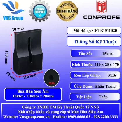 Búa Hàn 15khz 110mm