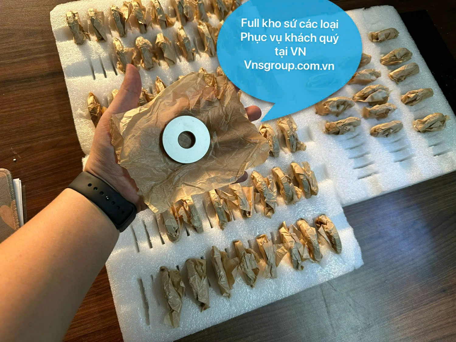 Sứ Siêu Âm | Gốm áp điện | Sứ Thạch Anh Đường kính 35mm đến 45mm - Ảnh 4